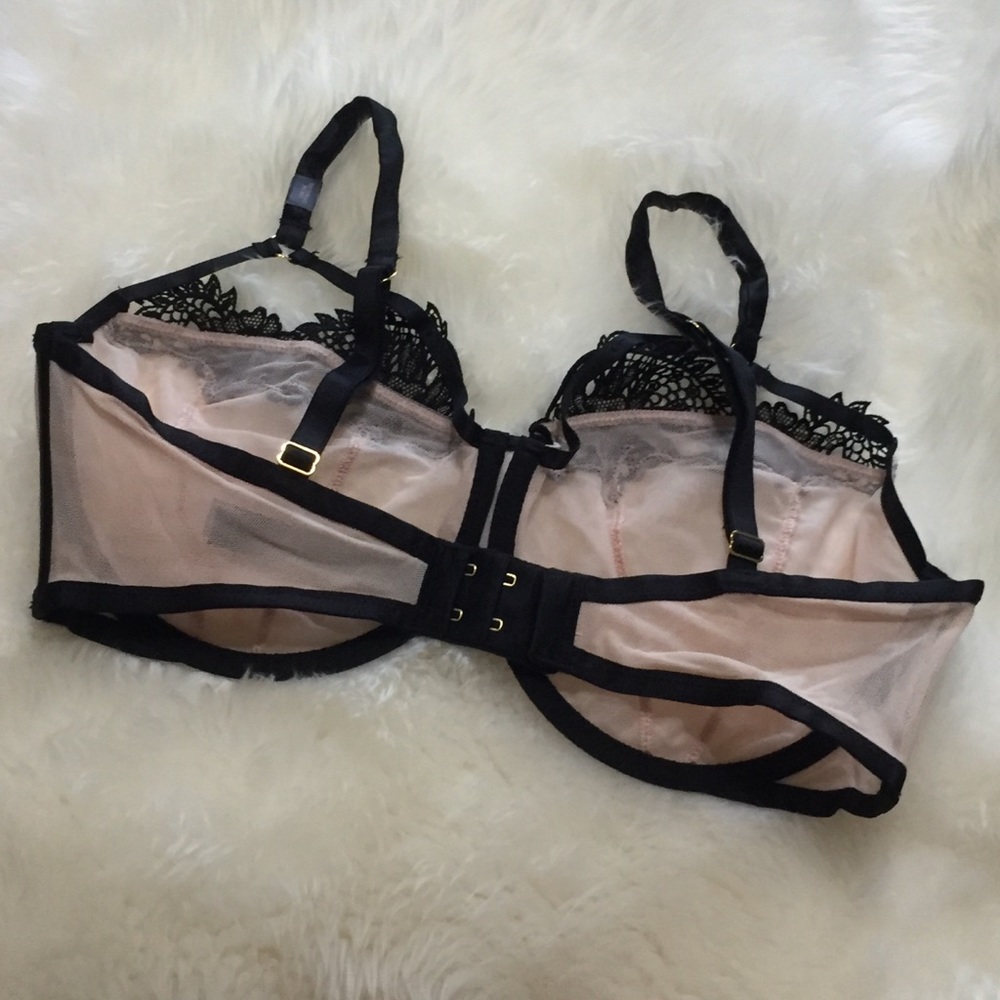 NWT VS 36DD Unlined Dragon Lace Balconette Bra - Picture 9 of 12